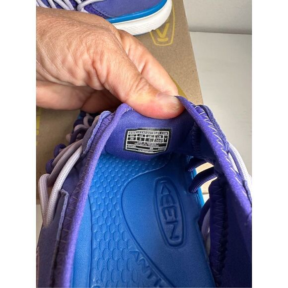 Keen Big Kid’s liberty azure blue shoes size New! #4-0013 - Picture 7 of 8